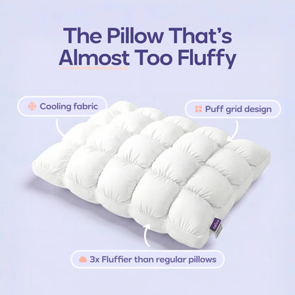 🔥50K+ Sold ☁️Ultra-Soft High Elastic Bed Pillow 🛌Ergonomic Neck Support Sleeping Pillow