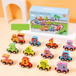 🚗Letters Magnetic Train Puzzle Wooden Toy Car