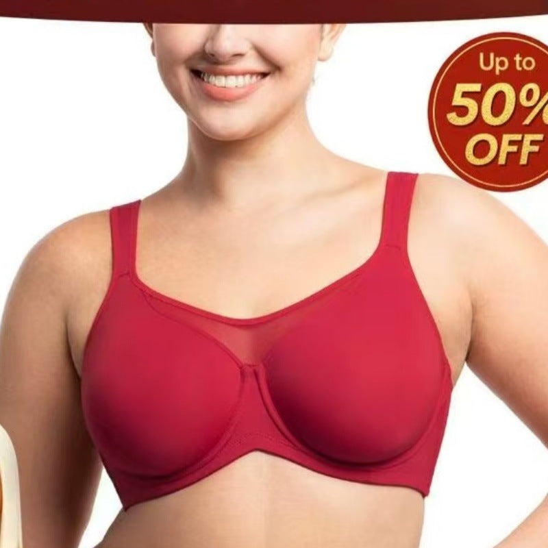 ⏳Last Day Special Price £7.99💐Women's Elegant Sheer Full Coverage Plus Size Bra