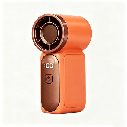 🥳2026 HOT SALE🥳💞❄️ 50% OFF! Turbo Handheld Fan – 16900 RPM, 6 speeds, LED display. 3000mAh battery, 10.7hrs cooling. Pocket‑sized power! 🌬️✨