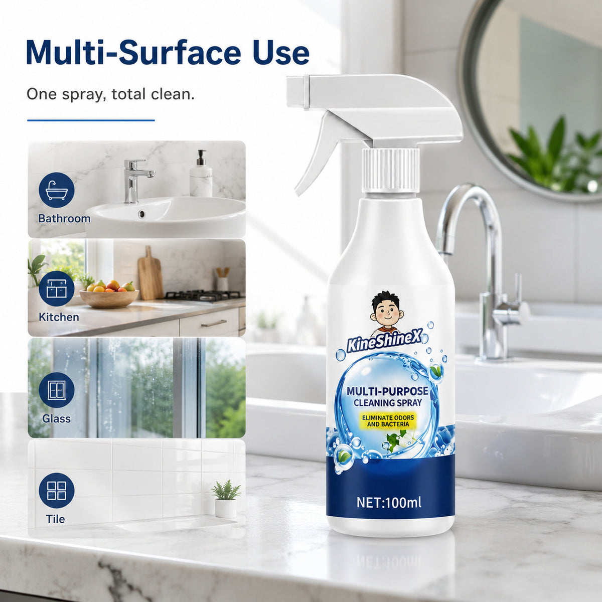 ⌛Limited-Time Offer-Fast Clean Multi Surface Spray