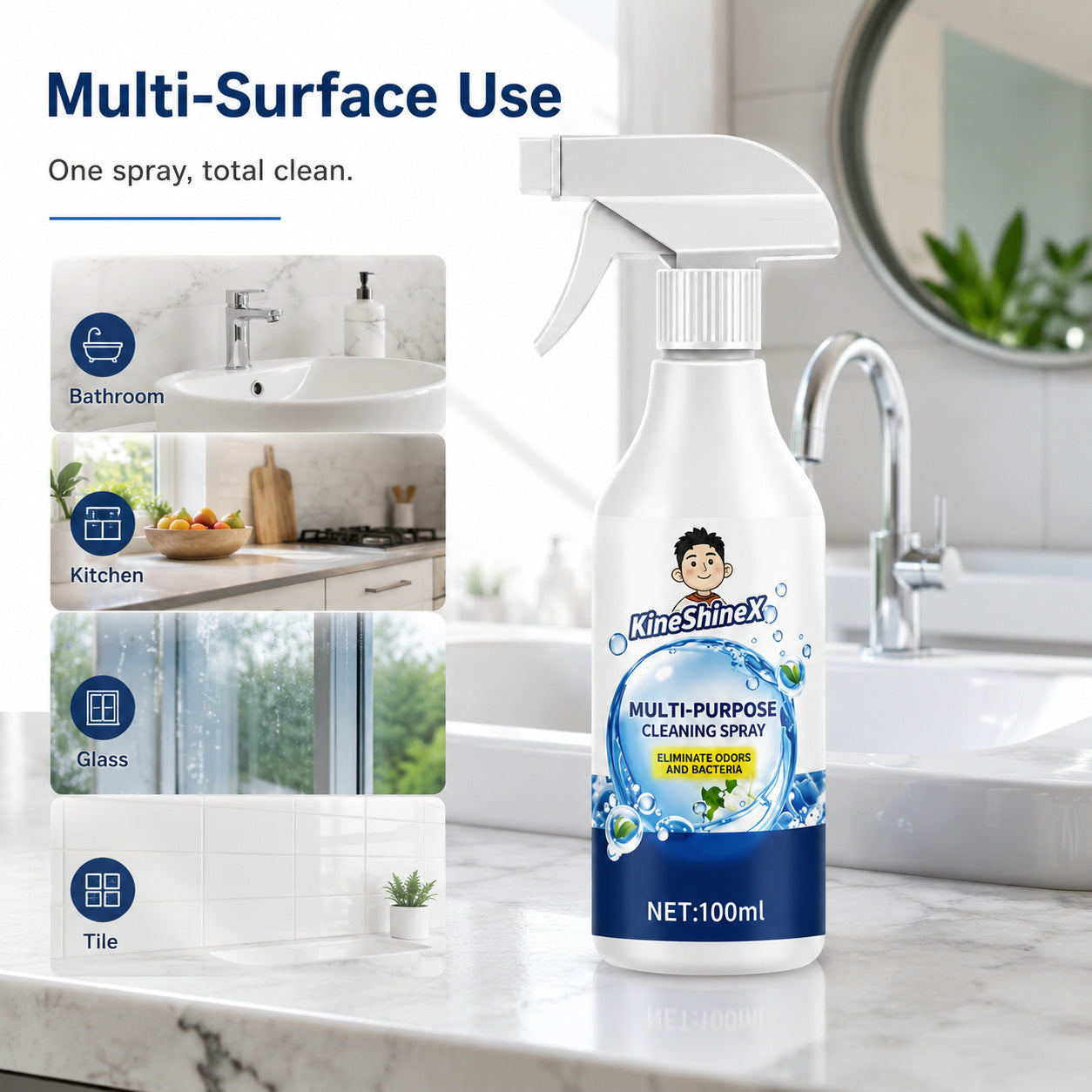 ⌛Limited-Time Offer-Fast Clean Multi Surface Spray