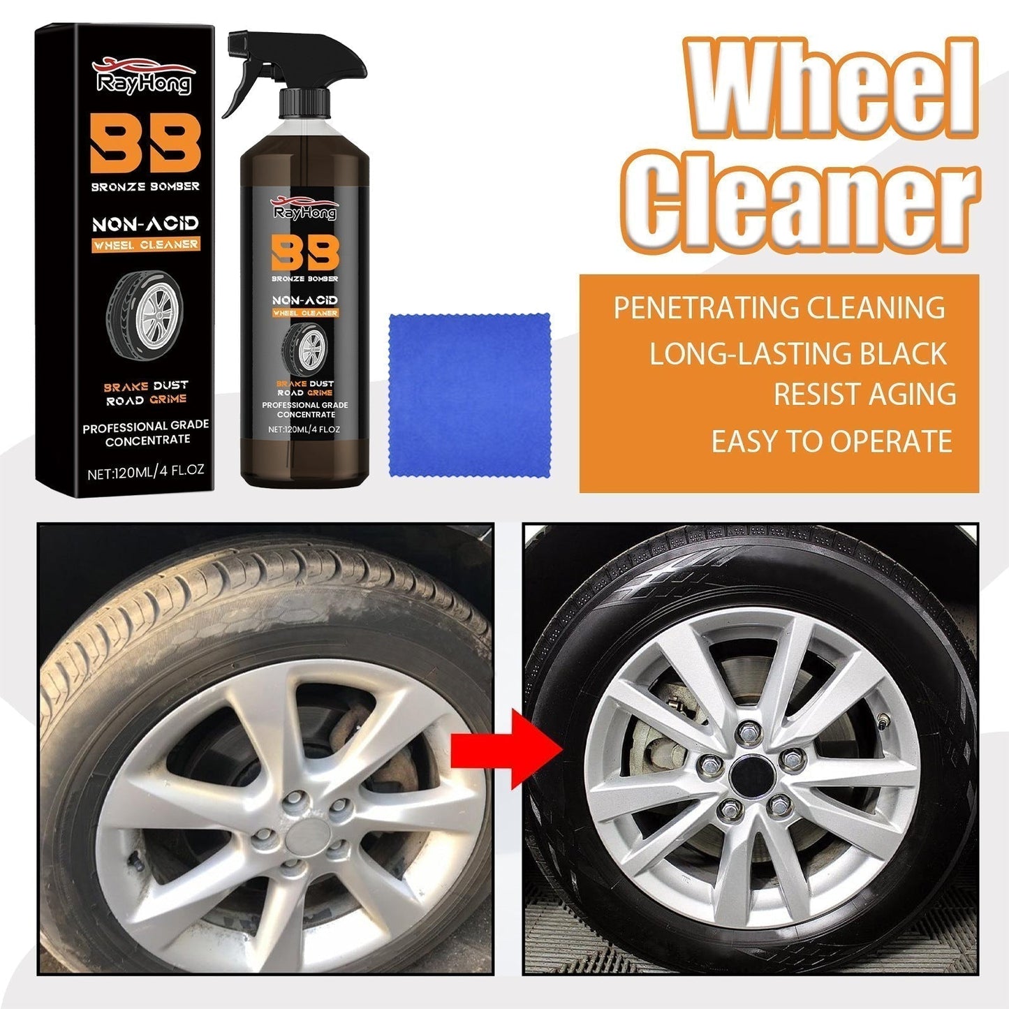 🔥50% off🔥Car Rust Remover Cleaner Spray🚗✨