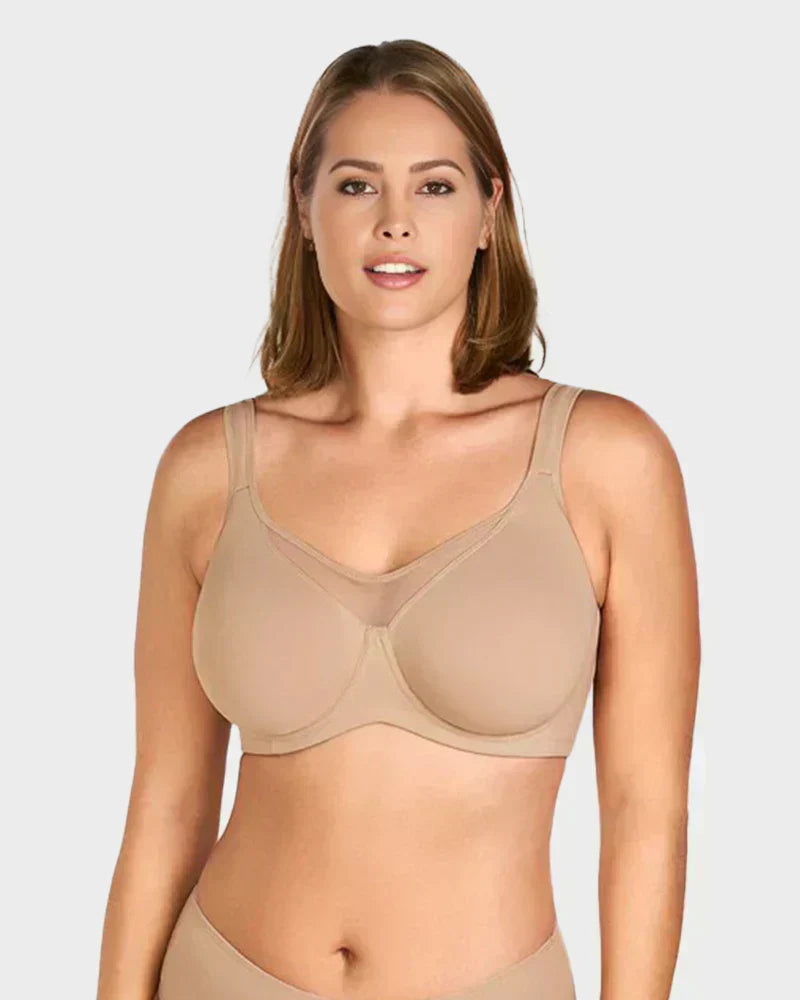 ⏳Last Day Special Price £7.99💐Women's Elegant Sheer Full Coverage Plus Size Bra
