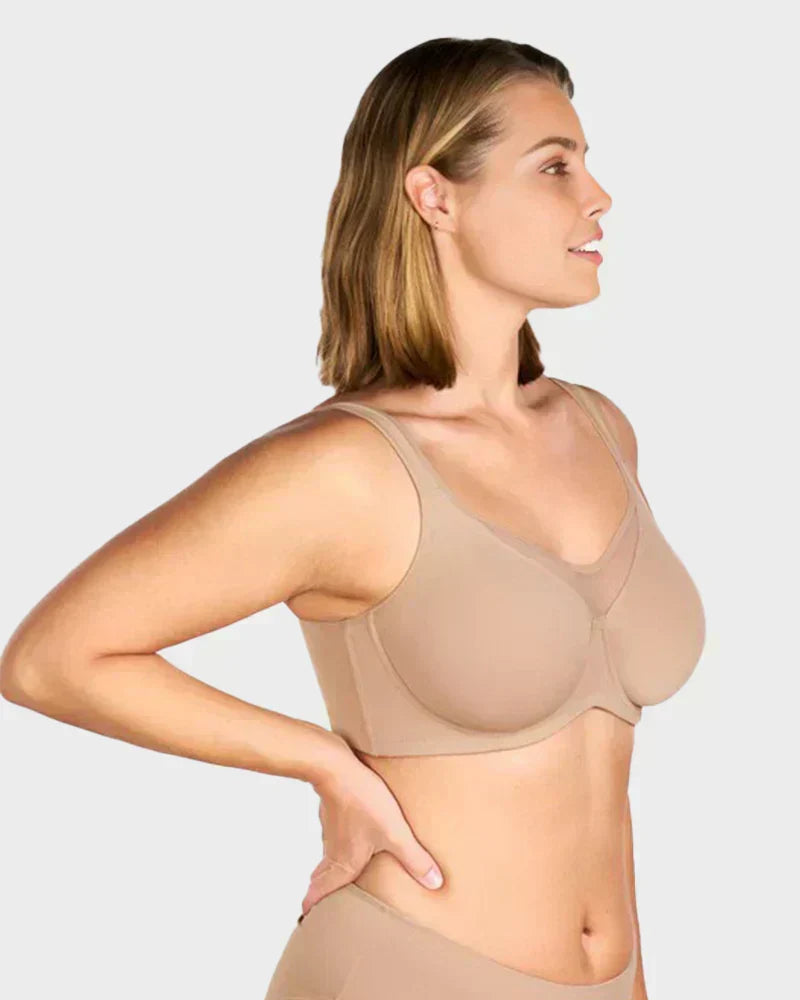 ⏳Last Day Special Price £7.99💐Women's Elegant Sheer Full Coverage Plus Size Bra