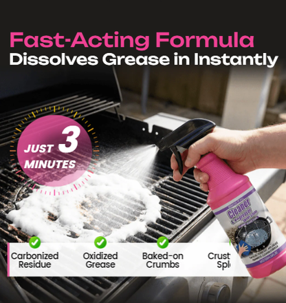 🌟BUY 3 GET 2 FREE!!💦Fast-Acting Heavy-Duty Grill Degreaser Spray