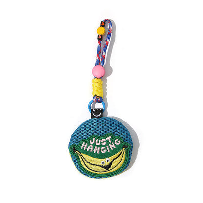 Colorful Mesh & Braid Bag Pendant