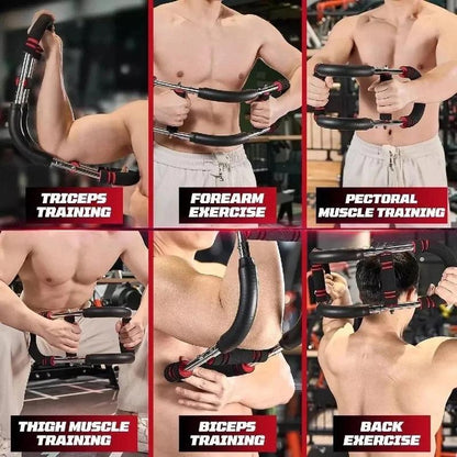 ✨🔥Adjustable weight bar for arm trainers, arm and torso strength training equipment, portable training device for home gyms and fitness