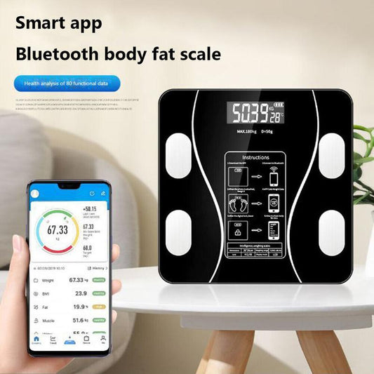 🥳2026 HOT SALE🥳💞50K+ SOLD!👵❤️ 57% OFF! Smart Body Fat Scale – Know your numbers, track your health! Measures weight & body fat easily. Large display, auto-on. Your wellness companion. 🩺📊