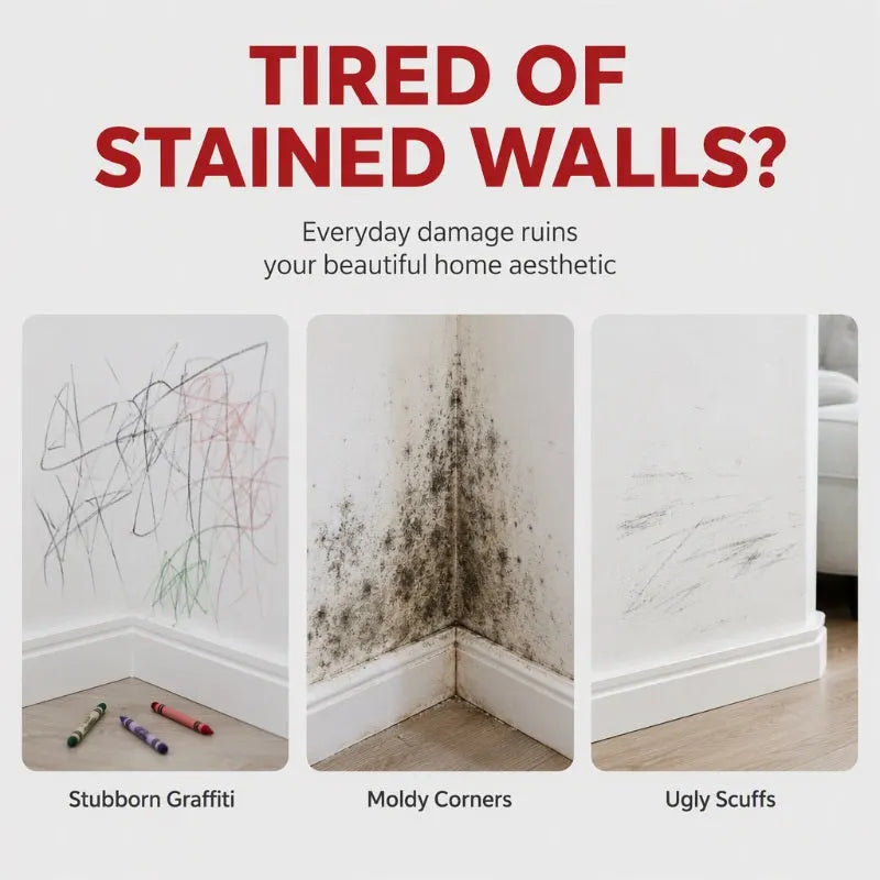 Repair Any Wall Instantly! No-Mess Roller Paste