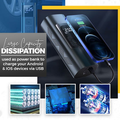 Digital Display Car Tire Inflator Pump