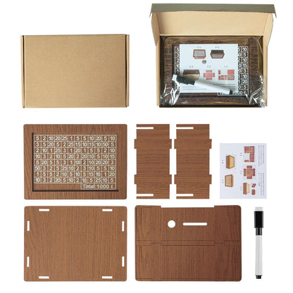 🎁 Hot Sale 54% OFF 🔥Wallet Fattening Program——Cash Vault Wooden Savings Box