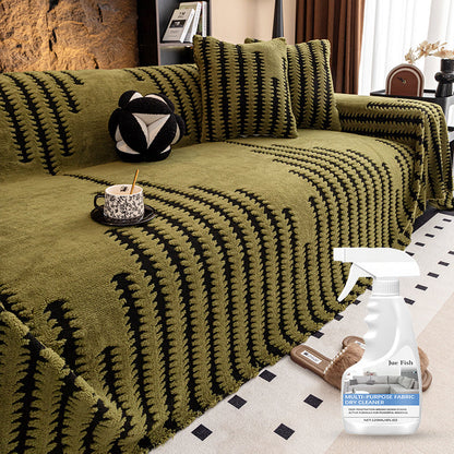 SCOMERI⚡ Plush Non-Slip Sofa Cover🛋️