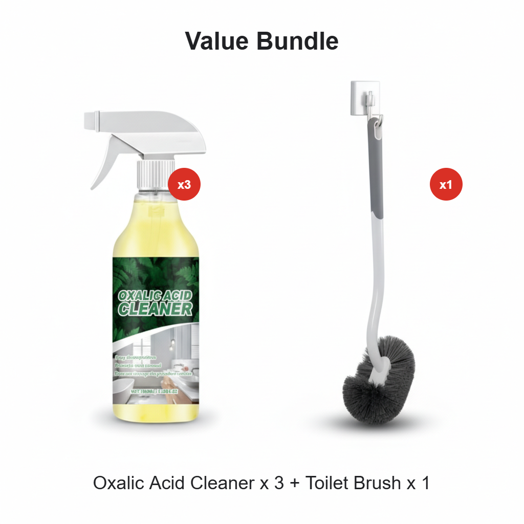 🥳2026 HOT SALE🥳💞50K+ SOLD!💥🔬 【CLEARANCE!】Molecular-Level Cleaning Tech! Oxalic Acid Cleaner Dissolves Rust & Limescale 57% OFF🚽✨