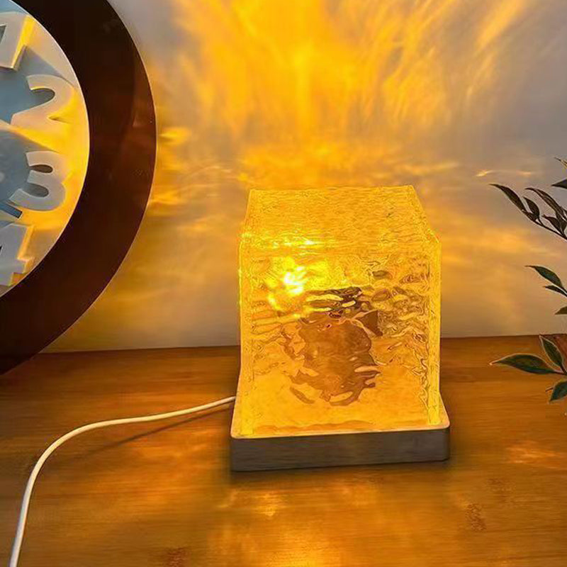 🥳2026 HOT SALE🥳💞50K+ SOLD! 🌊💤Dynamic Water Ripple LED Light – soothing ripple effect, soft flicker-free glow. USB powered, 3W, ideal for bedtime relaxation & reading. 🛋️✨