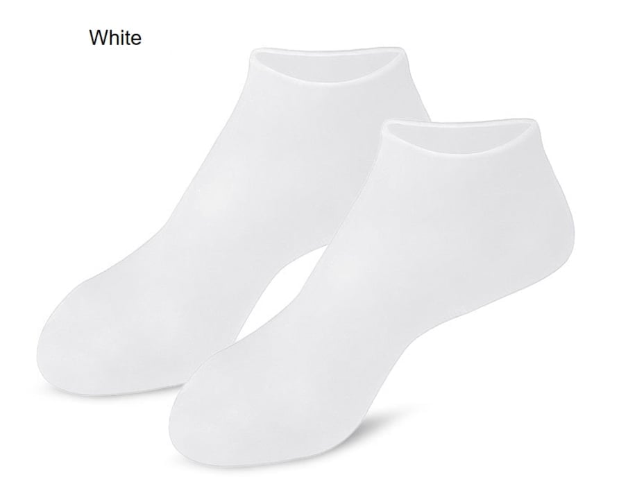 🔥🔥Get 3 items when you buy 1！✨️Enjoy a foot spa anytime anywhere！👣Moisturizing Foot Mask Exfoliating Silicone Socks Beach Protective Socks(3pcs)