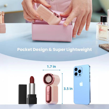 🥳2026 HOT SALE🥳💞❄️ 50% OFF! Turbo Handheld Fan – 16900 RPM, 6 speeds, LED display. 3000mAh battery, 10.7hrs cooling. Pocket‑sized power! 🌬️✨
