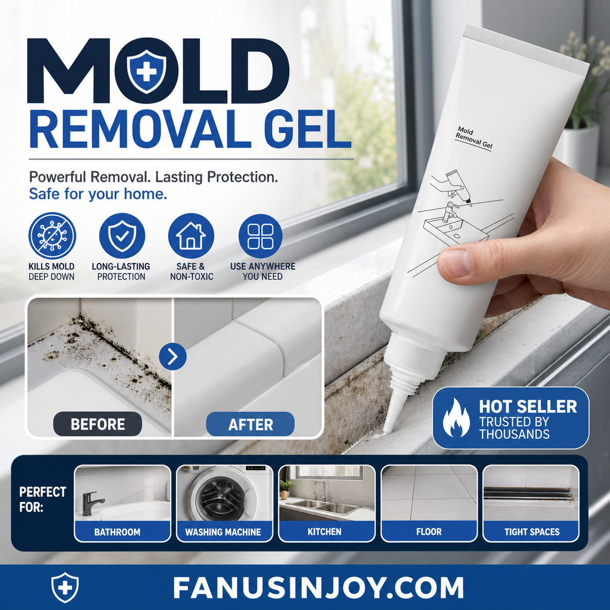 💥Buy 3 Get 2 Free! ✨️Don’t let mould harm your health! Mildew Removal Gel