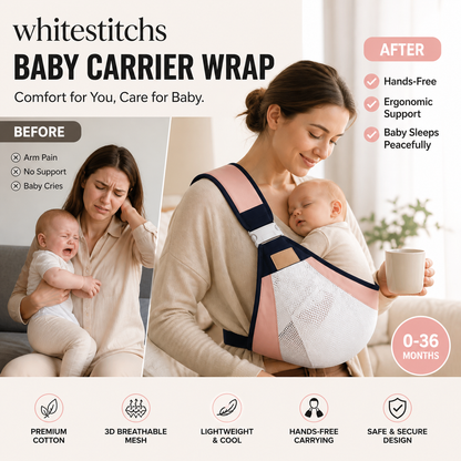 👶 Baby Carrier Wrap – Hands-Free Comfort for Baby & Parent