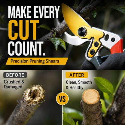 ⏳Time-Limited Special⏰Multi-Purpose Shears – SK5 steel blade, rubberized grip, 30/50mm cut. For sheep, cow & horse hooves + garden pruning! 🌿💪