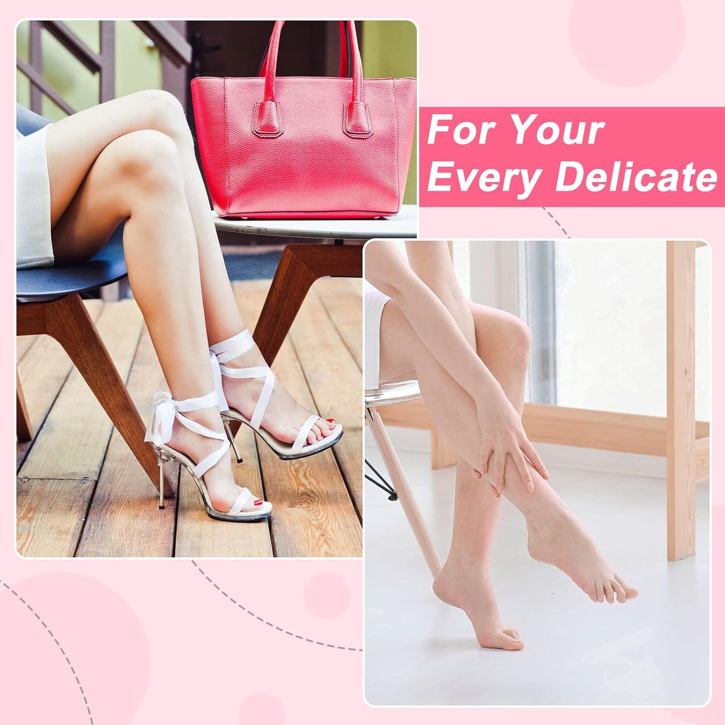🔥🔥Get 3 items when you buy 1！✨️Enjoy a foot spa anytime anywhere！👣Moisturizing Foot Mask Exfoliating Silicone Socks Beach Protective Socks(3pcs)