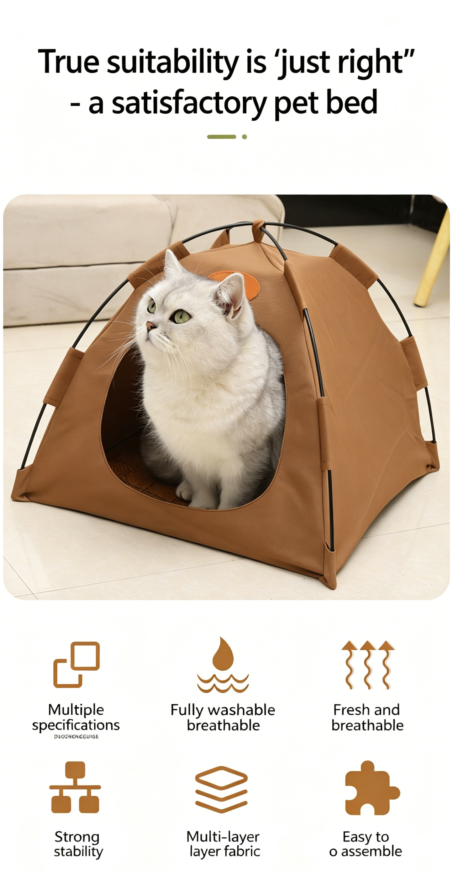 Miniature camping tent for doll photography