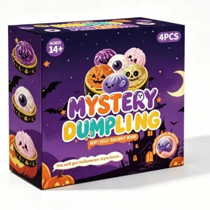 Halloween Cute Scary Ghost Maruko Squishy Squeeze Toy Set, Mini Portable Stress Toy, Sensory Products for Halloween Things, Party Treat Bag Fillers & Mini Gifts