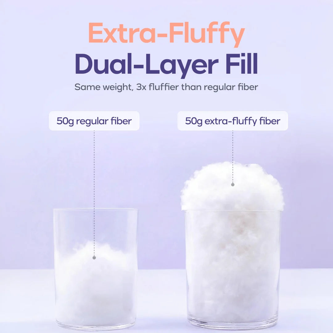 🔥50K+ Sold ☁️Ultra-Soft High Elastic Bed Pillow 🛌Ergonomic Neck Support Sleeping Pillow