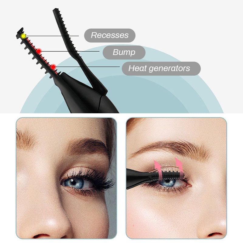 💥 Daily Sales of 5k+ Electric Eyelash Curler for Instant Glam ✨ Blink & Dazzle! 👁️