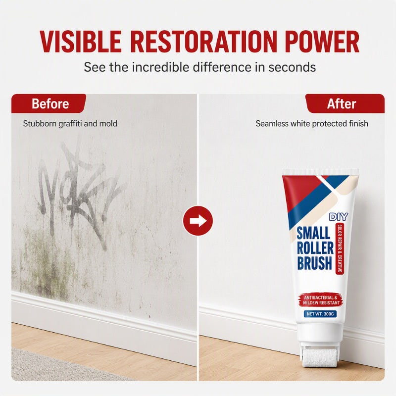 Repair Any Wall Instantly! No-Mess Roller Paste