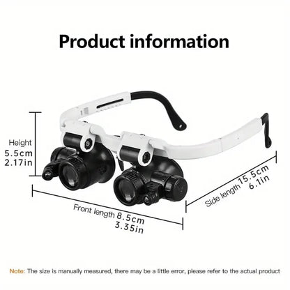 🌟 2026 Clarity Revolution | Adjustable Head Magnifier with Light | 3 Zoom Levels for Details 🔍【BUY2 GET1】