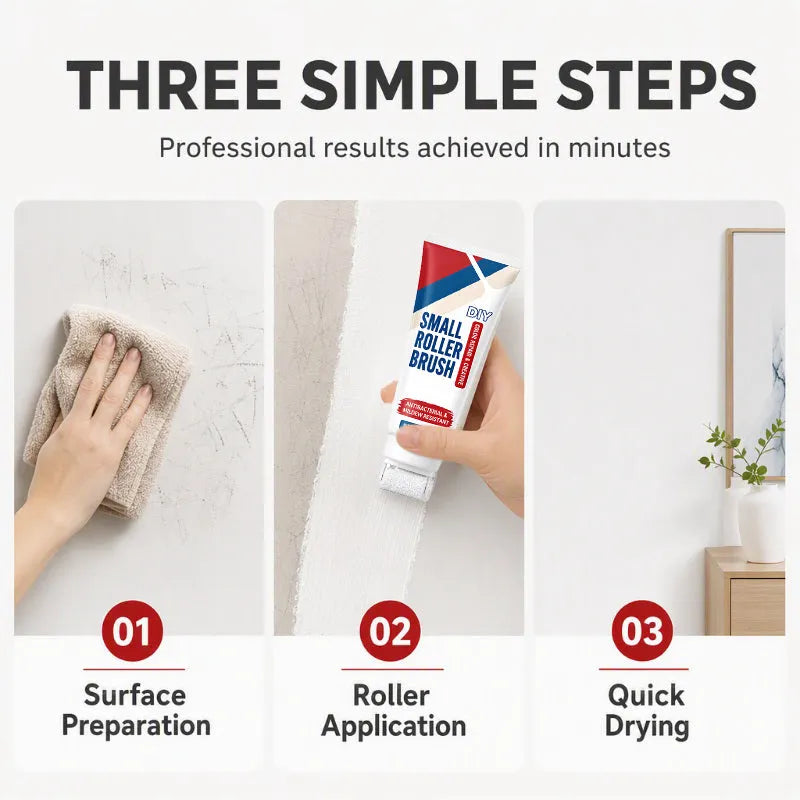 Repair Any Wall Instantly! No-Mess Roller Paste