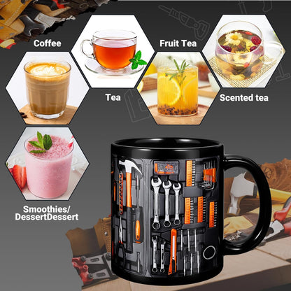 🏆Last day of sale: 62% discount ✨🔨Funny coffee mug – toolbox set for mechanics🍵