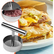 🍔 50% OFF HOT SALE! Manual Meat Press for Burger Patties – 304 Stainless Steel, Dishwasher Safe & Non-Stick ✨