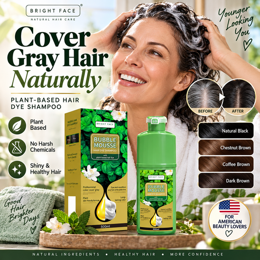 💥Long‑Lasting Plant‑Based Foam Hair Dye｜Ammonia‑Free Easy DIY At‑Home Foam Hair Color