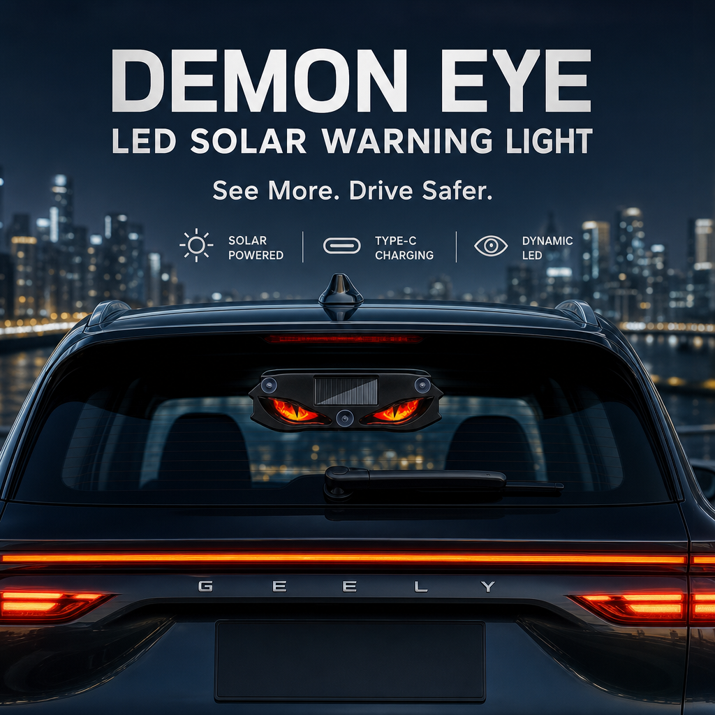 🚗🔆 Solar-Powered LED Car Warning Light – 50% OFF! Solar-powered, weatherproof, automatic activation at dark – for more safety on the roadside. 🔥🛡️