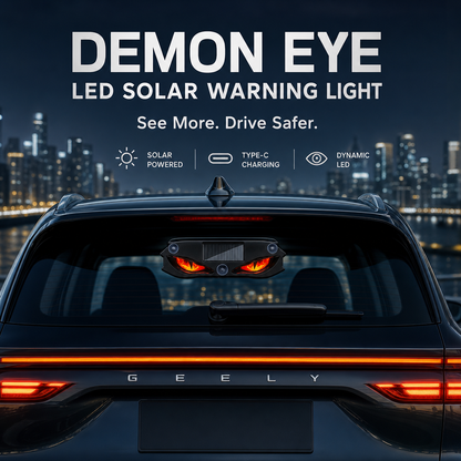 🚗🔆 Solar-Powered LED Car Warning Light – 50% OFF! Solar-powered, weatherproof, automatic activation at dark – for more safety on the roadside. 🔥🛡️