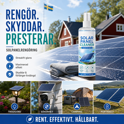 ☀️ LIMITED-TIME 50% OFF! Solar Panel Cleaner Spray, Streak-Free Cleaning Solution Removes Dust & Bird Droppings to Boost Power Efficiency