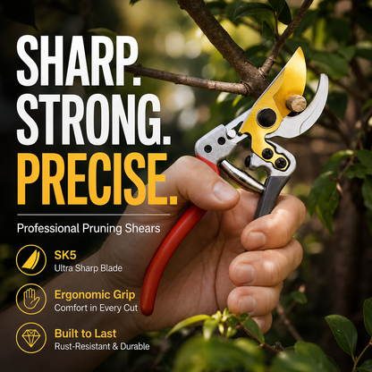 ⏳Time-Limited Special⏰Multi-Purpose Shears – SK5 steel blade, rubberized grip, 30/50mm cut. For sheep, cow & horse hooves + garden pruning! 🌿💪