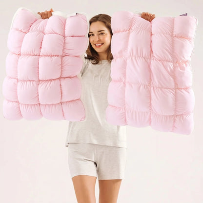 🔥50K+ Sold ☁️Ultra-Soft High Elastic Bed Pillow 🛌Ergonomic Neck Support Sleeping Pillow