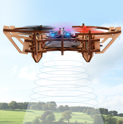 ✈️ LIMITED-TIME 50% OFF! 💥 DIY Wooden Drone Building Kit – Altitude Hold, STEM Learning, Family Fun ✨