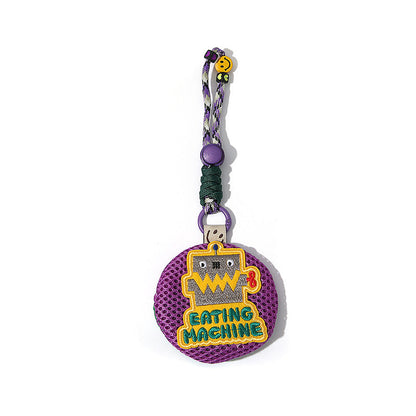 Colorful Mesh & Braid Bag Pendant