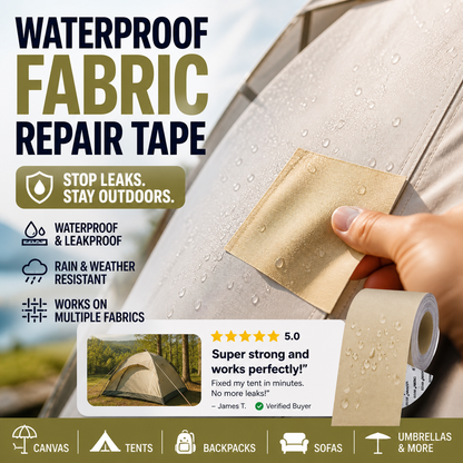 Heavy‑Duty Tarp Repair Patch, Self‑Adhesive Waterproof Patch For Tents Tarps Canopies