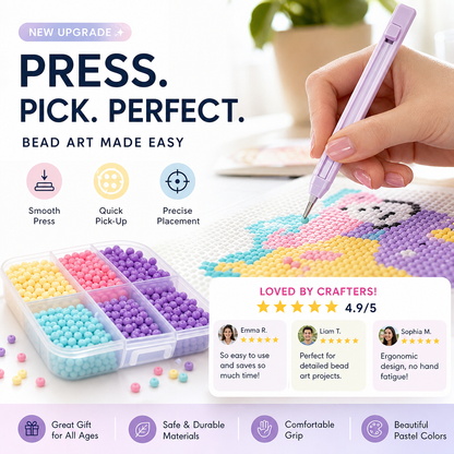 Push-Button Bead Pen