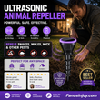 🔥Over 100,000 sold! 🛡️ Repel snakes, insects, rodents and protect your home! 🏡️ Solar Powered Ultrasonic Mouse Repeller