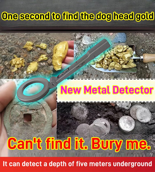🔍 Handheld Treasure Hunting Metal Detector with Sound & LED Alerts