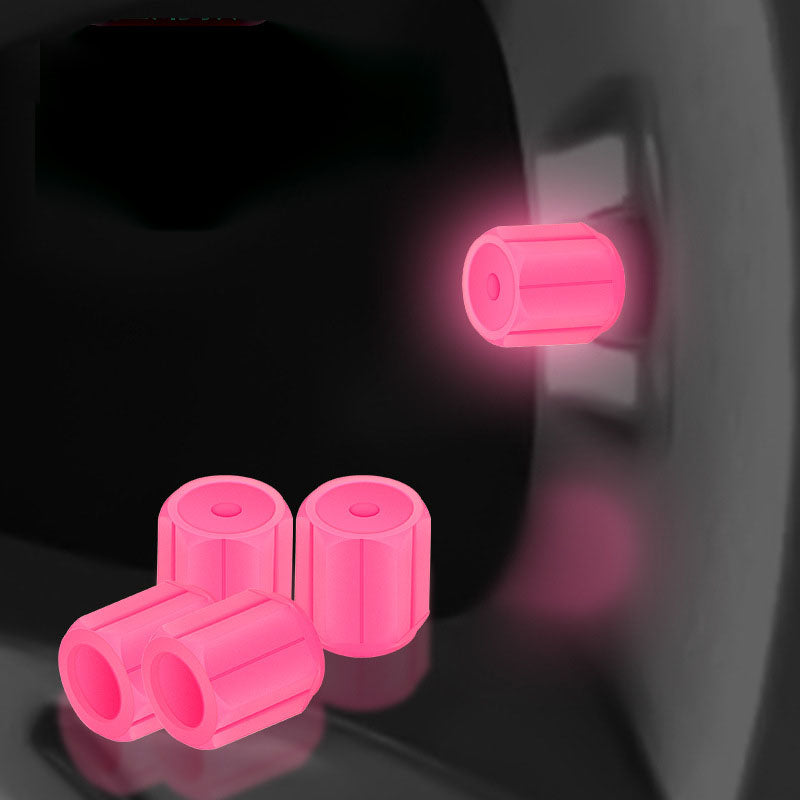Glow-in-the-Dark Tire Valve Stems - Unique Auto Accessory