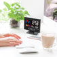 🔥Sale 50%🔥Digital LED Temperature Humidity Monitor Weather Forecast LED Table Alarm Clock