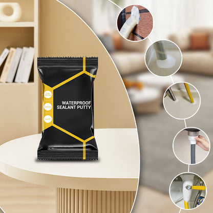 🏠 LIMITED-TIME 50% OFF! Waterproof Sealant Putty, Mouldable Hole Sealing Filler for Pipe Wall Gap Blocking