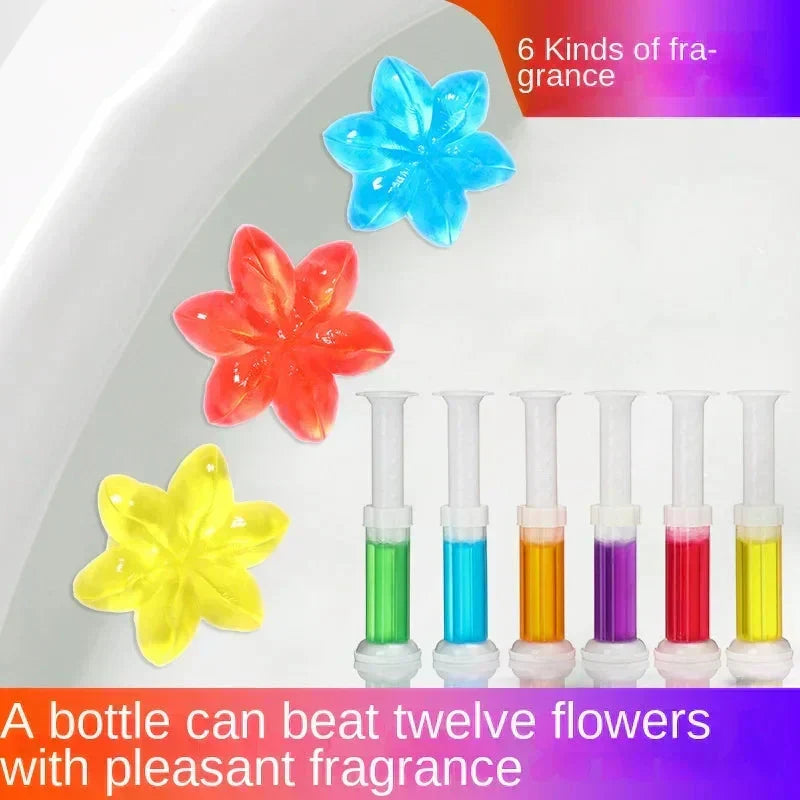 🌸 Time-Limited 50% OFF ✨ Flower Aromatic Toilet Cleaner Gel — Triple Effect & Fresh Scent 🚽
